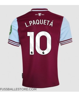 Günstige West Ham United Lucas Paqueta #10 Heimtrikot 2024-25 Kurzarm